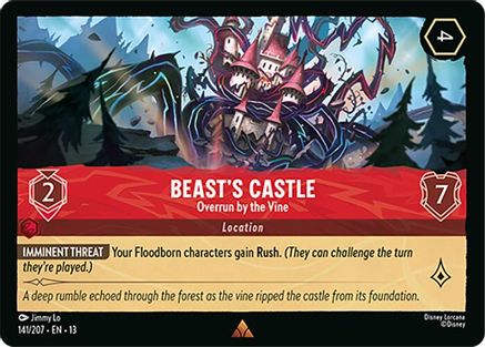 Beast's Castle - Overrun by the Vine (141/204) Attack of the Vine (Non-Foil)