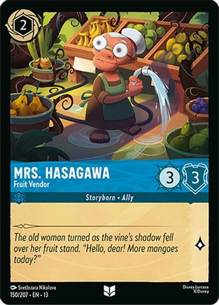 Mrs. Hasagawa - Fruit Vendor (150/204) Attack of the Vine (Non-Foil)