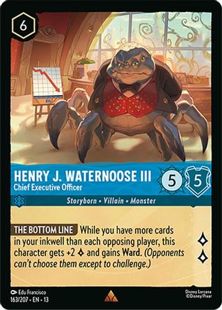 Henry J. Waternoose III - Chief Executive Officer (163/204) Attack of the Vine (Non-Foil)