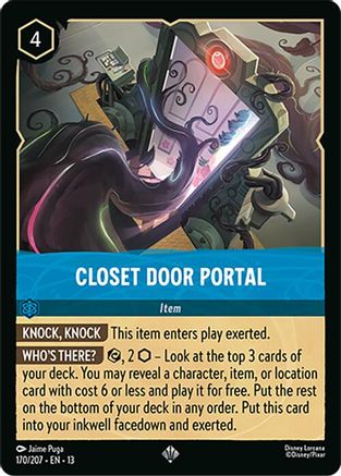 Closet Door Portal (170/204) Attack of the Vine (Non-Foil)
