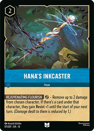 Hana's Inkcaster (171/204) Attack of the Vine (Cold Foil)