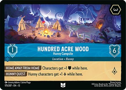 Hundred Acre Wood - Hunny Campsite (175/204) Attack of the Vine (Non-Foil)