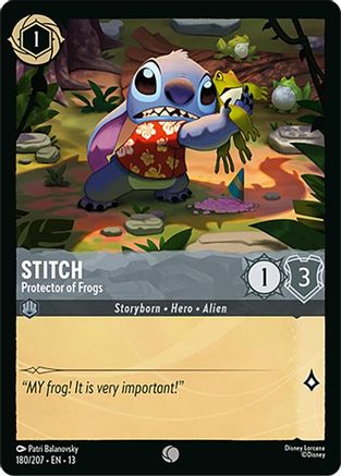 Stitch - Protector of Frogs (180/204) Attack of the Vine (Non-Foil)