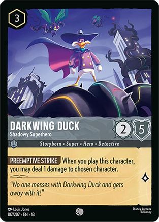 Darkwing Duck - Shadowy Superhero (187/204) Attack of the Vine (Cold Foil)