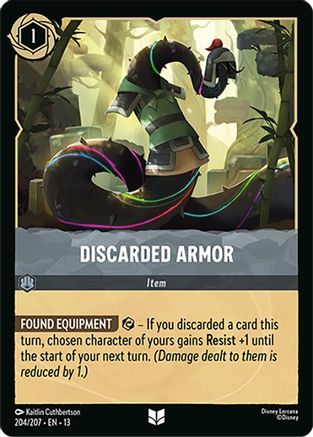 Discarded Armor (204/204) Attack of the Vine (Cold Foil)