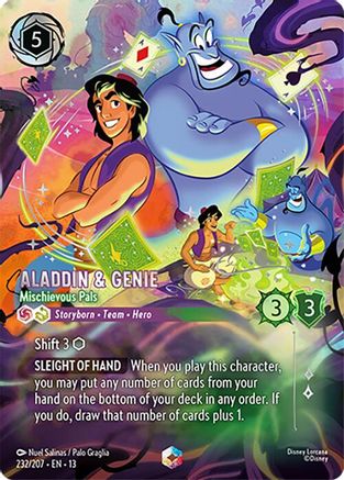 Aladdin & Genie - Mischievous Pals (Enchanted) (232/204) Attack of the Vine ()