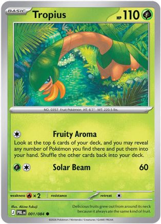 Tropius 001/null [ME05 Pitch Black]