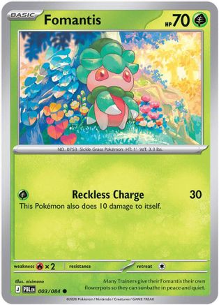 Fomantis 003/084 [ME05 Pitch Black]