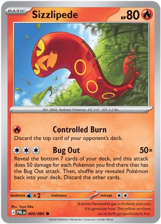 Sizzlipede 009/null [ME05 Pitch Black]