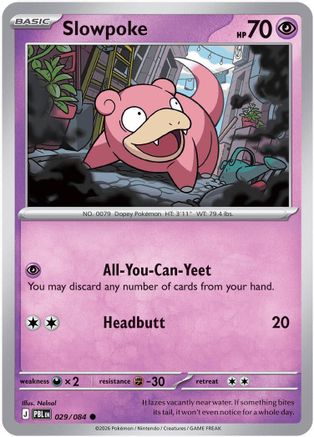 Slowpoke 029/null [ME05 Pitch Black]