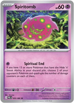 Spiritomb 035/null [ME05 Pitch Black] (Holofoil)