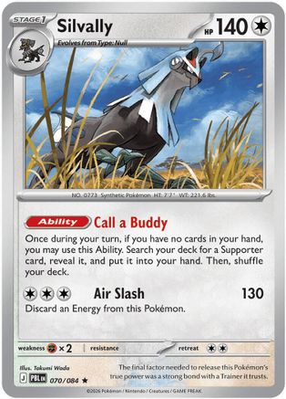 Silvally 070/084 [ME05 Pitch Black] (Holofoil)