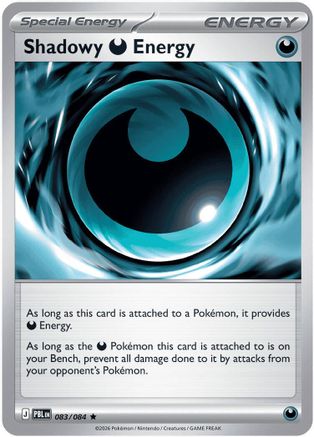 Shadowy Darkness Energy 083/null [ME05 Pitch Black] (Reverse Holofoil)