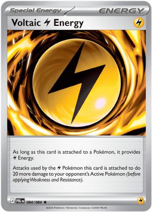 Voltaic Lightning Energy 084/null [ME05 Pitch Black] (Holofoil)