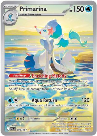 Primarina 088/084 [ME05 Pitch Black] (Holofoil)