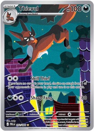 Thievul 092/084 [ME05 Pitch Black] (Holofoil)