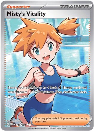 Misty's Vitality 111/084 [ME05 Pitch Black] (Holofoil)