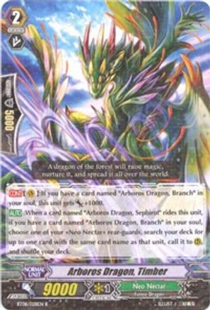 Arboros Dragon, Timber (BT08/028EN) [Blue Storm Armada]