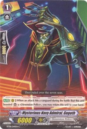 Mysterious Navy Admiral, Gogoth (BT08/049EN) [Blue Storm Armada]