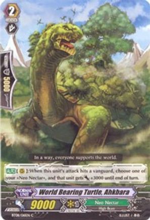 World Bearing Turtle, Ahkbara (BT08/061EN) [Blue Storm Armada]