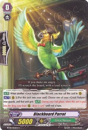 Blackboard Parrot (BT08/102EN) [Blue Storm Armada]