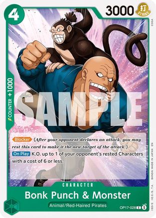 Bonk Punch & Monster [The World's Strongest Warriors] Common
