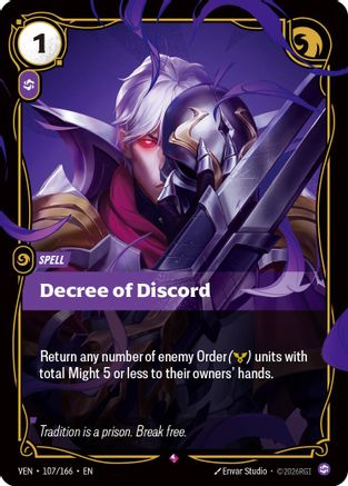 Decree of Discord (107/166) [Vendetta] Foil
