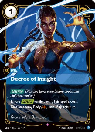 Decree of Insight (061/166) [Vendetta] Foil