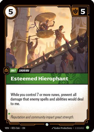 Esteemed Hierophant (025/166) [Vendetta]