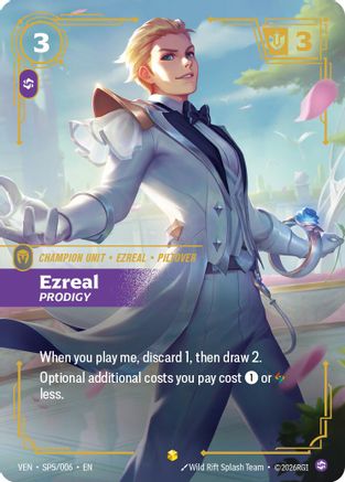 Ezreal, Prodigy (SP5/006) [Vendetta] Foil