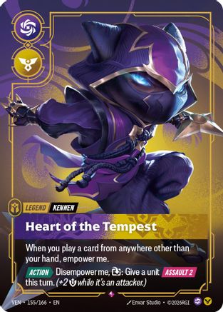 Kennen - Heart of the Tempest (155/166) [Vendetta] Foil