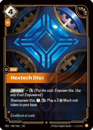 Hextech Disc (087/166) [Vendetta] Foil