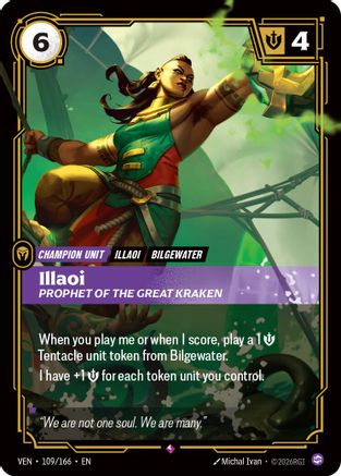Illaoi, Prophet of the Great Kraken (109/166) [Vendetta] Foil