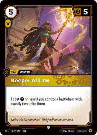Keeper of Law (119/166) [Vendetta]