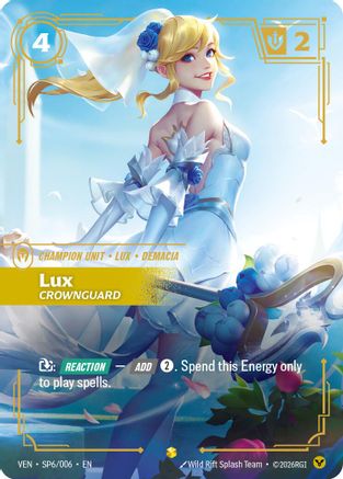 Lux, Crownguard (SP6/006) [Vendetta] Foil