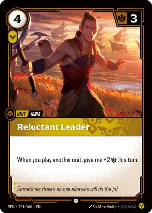 Reluctant Leader (121/166) [Vendetta]