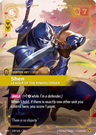 Shen, Leader of the Kinkou Order (138/166) [Vendetta] Foil