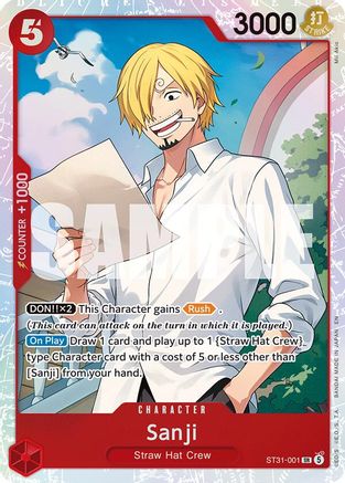 Sanji [Starter Deck 31: RED Monkey.D.Luffy] Super Rare