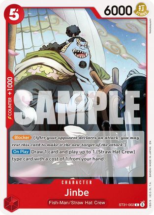 Jinbe [Starter Deck 31: RED Monkey.D.Luffy] Common