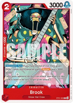 Brook [Starter Deck 31: RED Monkey.D.Luffy] Common