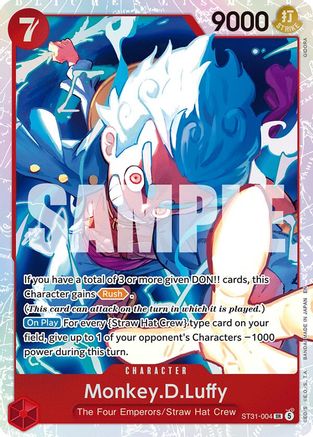 Monkey.D.Luffy (ST31-004) [Starter Deck 31: RED Monkey.D.Luffy] Super Rare