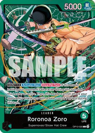 Roronoa Zoro (OP12-020) [Starter Deck 32: GREEN Roronoa Zoro] Leader