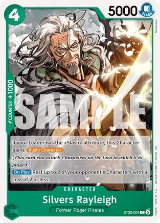 Silvers Rayleigh [Starter Deck 32: GREEN Roronoa Zoro] Common