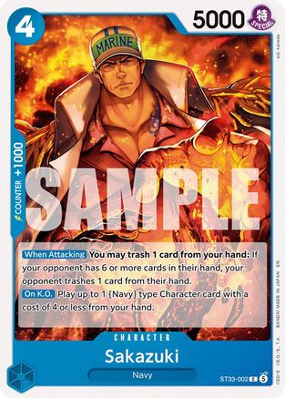 Sakazuki [Starter Deck 33: BLUE Kuzan] Common