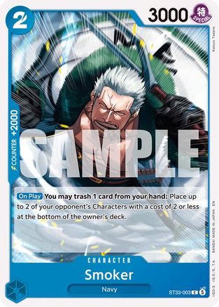 Smoker [Starter Deck 33: BLUE Kuzan] Common