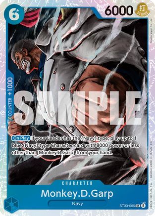 Monkey.D.Garp [Starter Deck 33: BLUE Kuzan] Super Rare