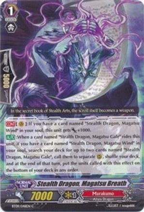 Stealth Dragon, Magatsu Breath (BT09/048EN) [Clash of Knights & Dragons]