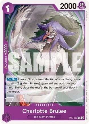 Charlotte Brulee [Starter Deck 34: PURPLE Charlotte Katakuri] Common
