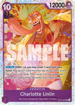 Charlotte Linlin [Starter Deck 34: PURPLE Charlotte Katakuri] Super Rare
