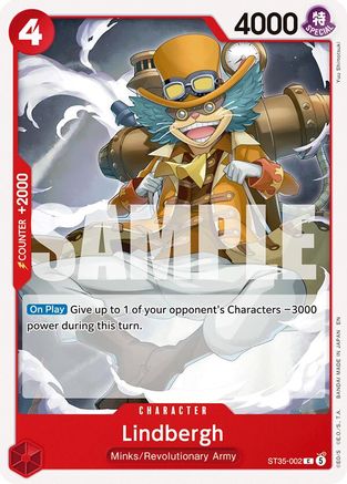 Lindbergh [Starter Deck 35: RED/BLACK Sabo] Common